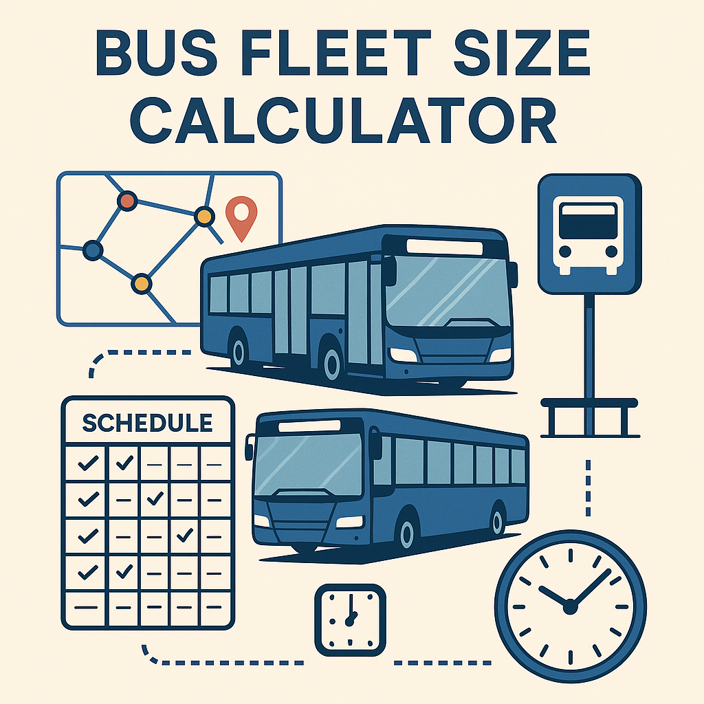 bus fleet size calculator